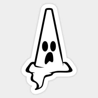 Ghost cone Sticker